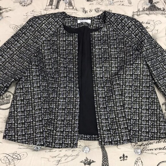 Kasper Womens U-Neck Fly Away Jacket - Picture 3 of 7